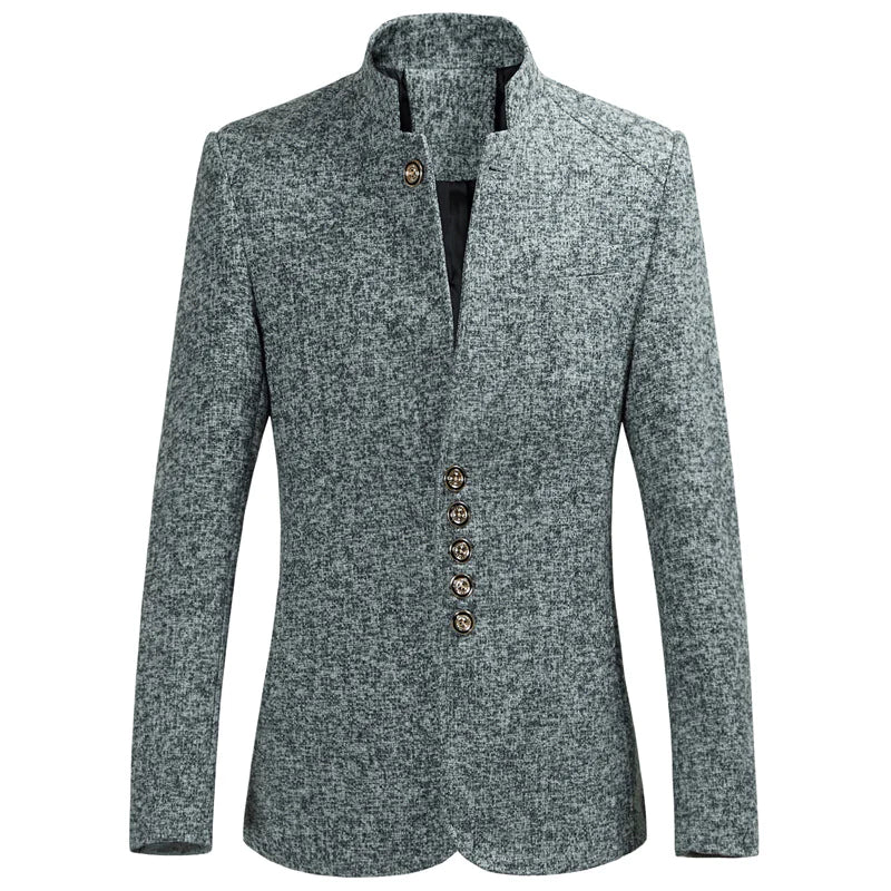 Men's Casual Slim-Fit Blazer Jacket - British Style