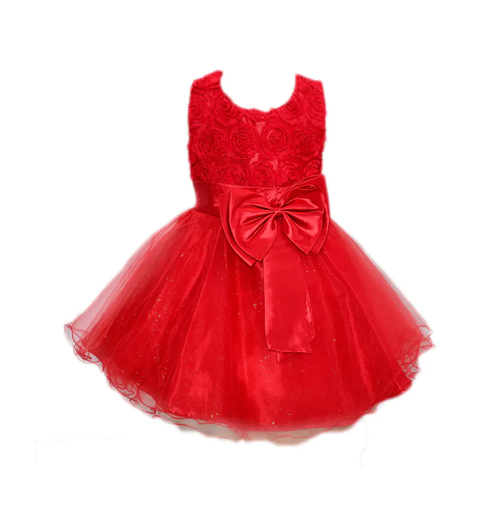 Summer Korean Style Floral Princess Dress for Kids