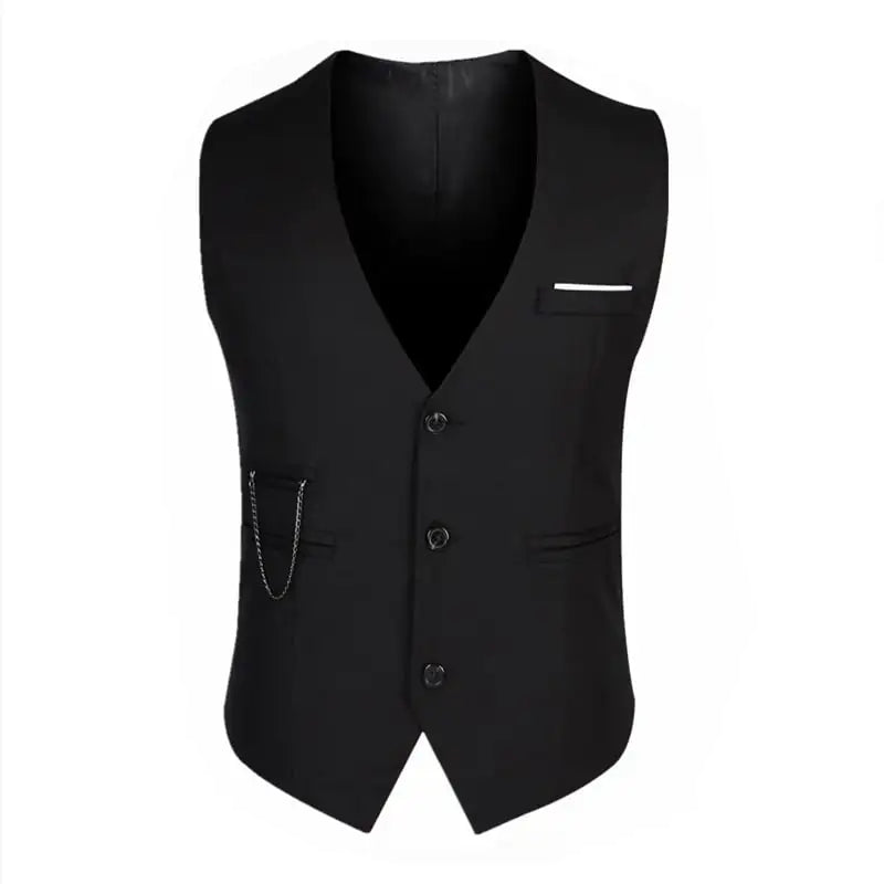 Men's British Slim Casual Suit Waistcoat Vest