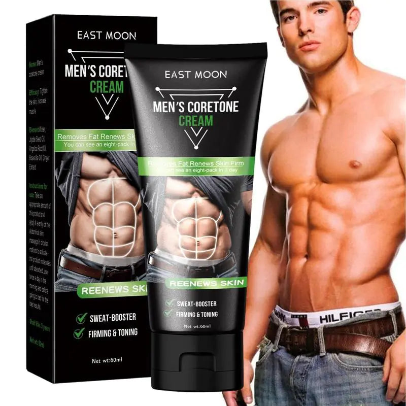 East Moon Men's Abs Cream for Muscle Firming and Care