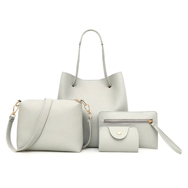 Fashion Retro Women's Purse Set for Daily Commute
