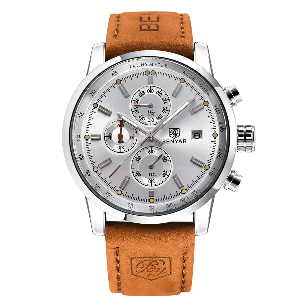 BENYAR Luxury Brand Quartz Watch for Men