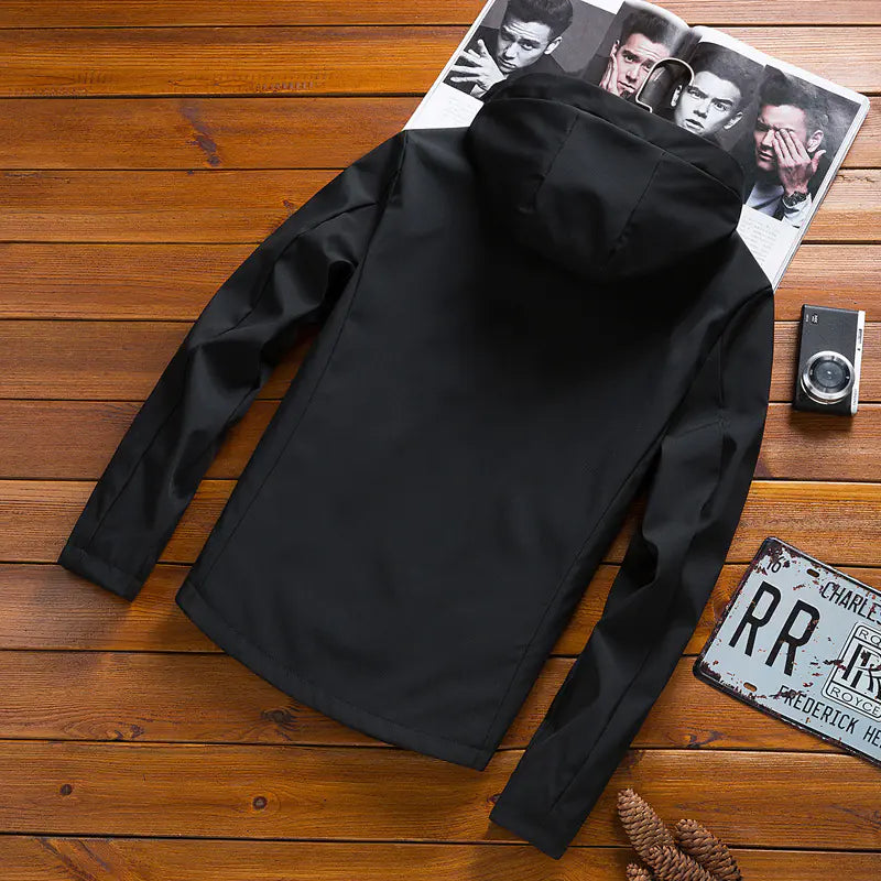 Hooded Jacket for Men - Casual Fashion Outerwear
