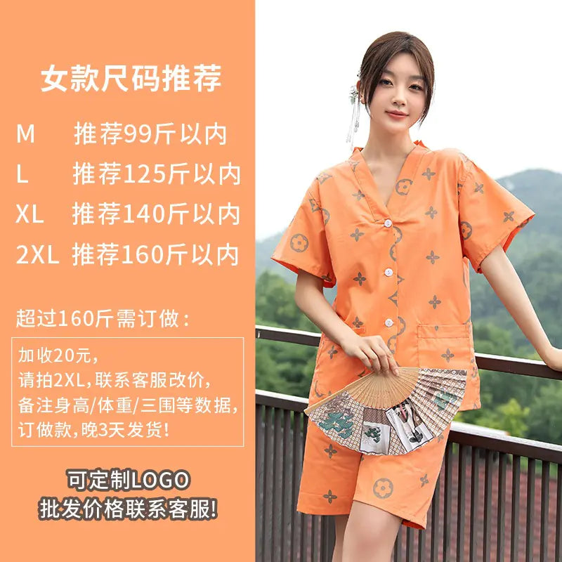 Anrui 2023 Cotton Printed Moxibustion Therapy Wear