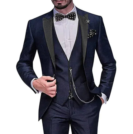 Men's Three-Piece Wedding Suit