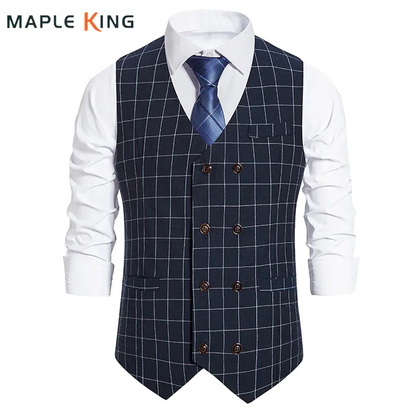 Four Seasons Luxury Men's Vest for Casual Business Wear