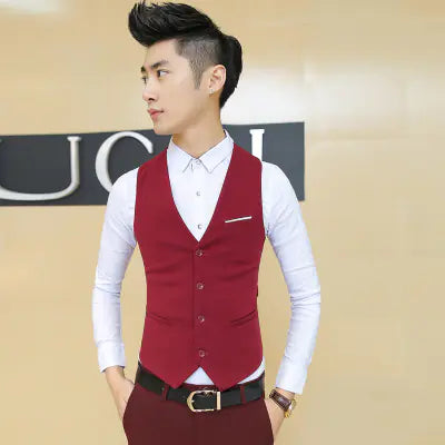 Men's Vest, Work Suit Waistcoat, Vest Top