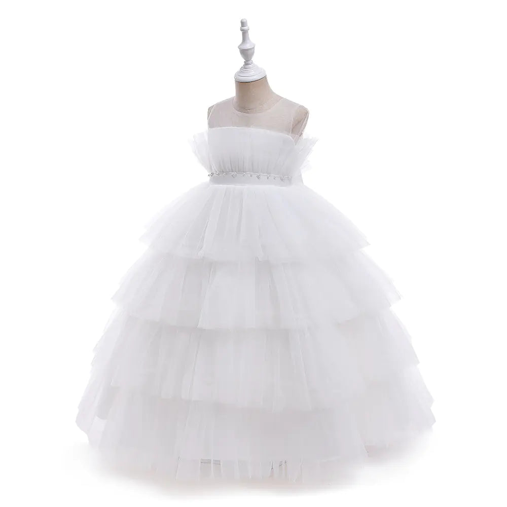2024 New Multi-Layer Princess Dress for Kids