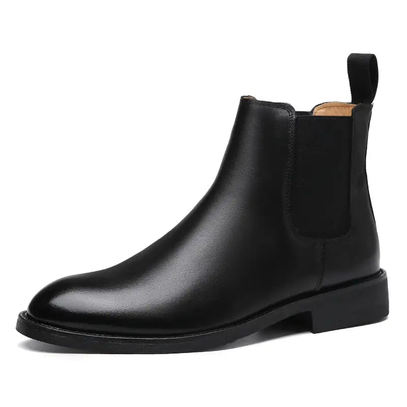 R&J Elegant Chelsea Leather Boots for Men