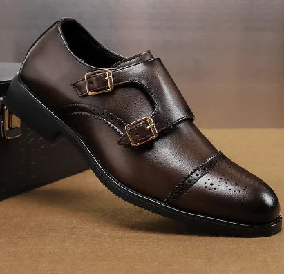 Brock Men's Leather Shoes for Business Casual Wear