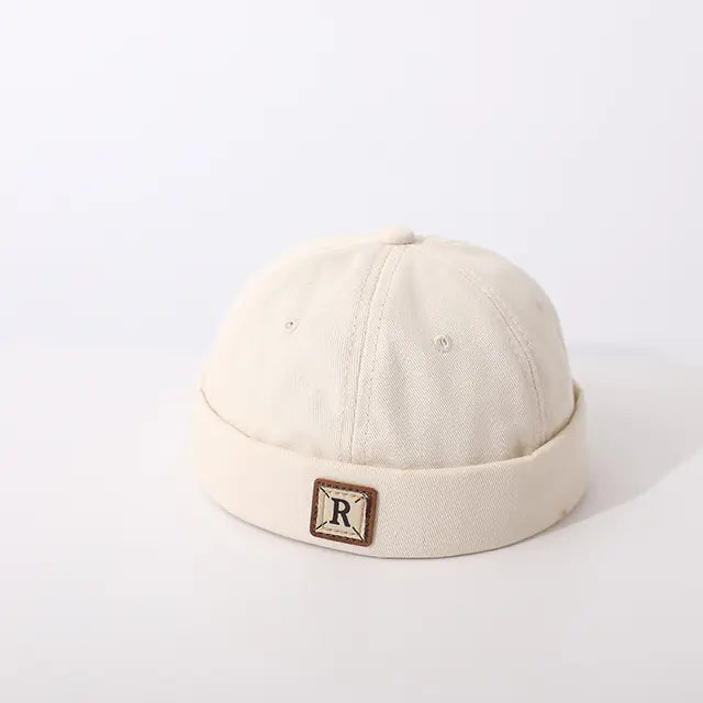 Boys' Cotton Brimless Beanie Hat for Ages 2-6 Years