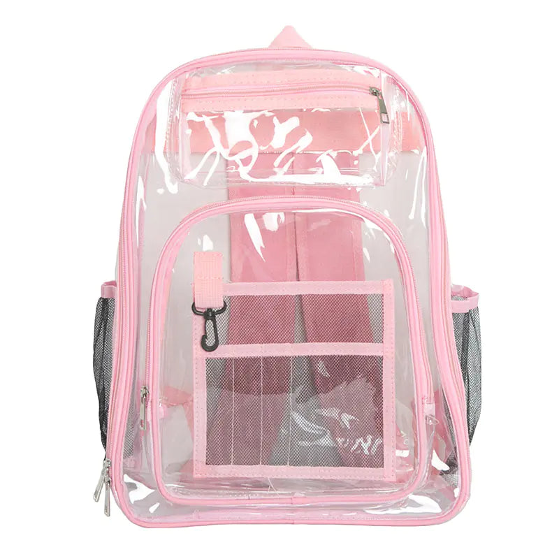 Fashion PVC Transparent Backpack for Men and Women