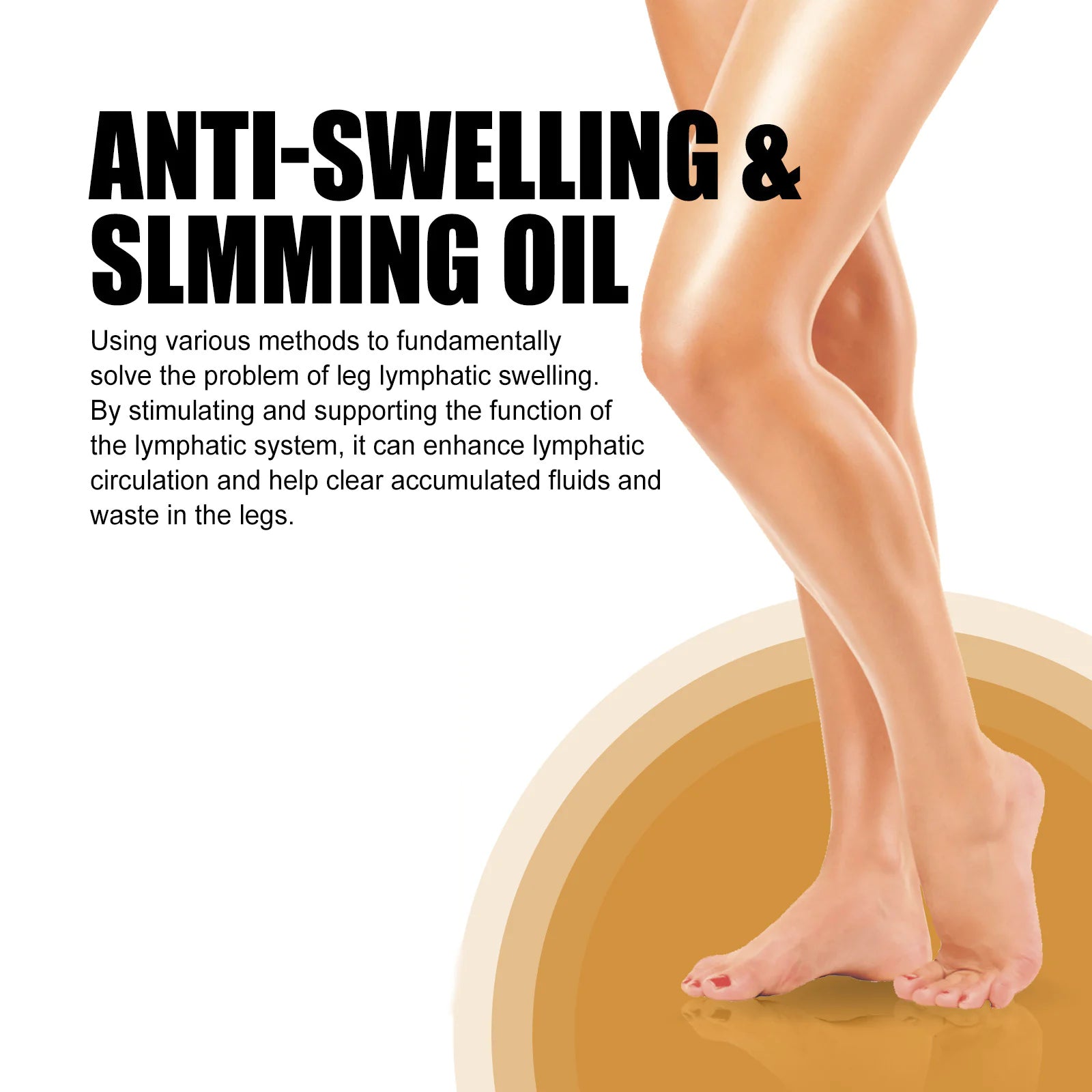 Moisturizing Body Skin Daily Care Leg Massage Essential Oil