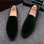 R&J Red Bottom Suede Loafers for Men