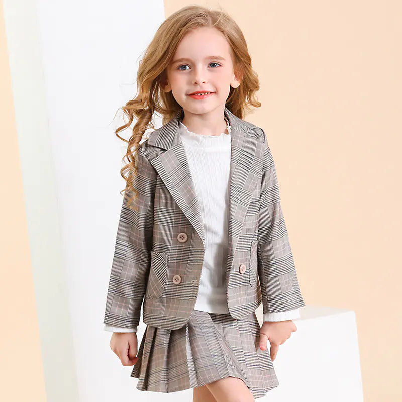Girls' Suit Set - Children's Formal Wear Outfit