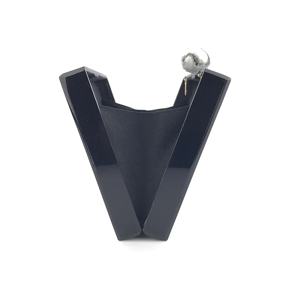 Marble Evening Clutch Purse for Women’s Weddings & Parties