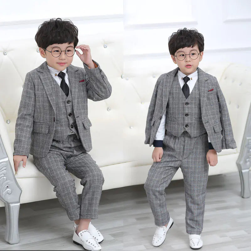 Boys' 3-Piece Winter Suit for Weddings and Events