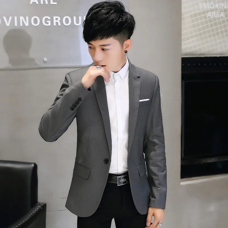 Men's Casual Blazer for Business and Formal Wear