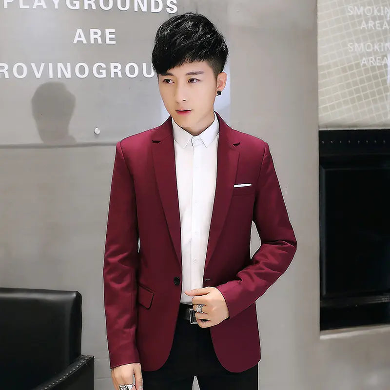 Men's Casual Blazer for Business and Formal Wear