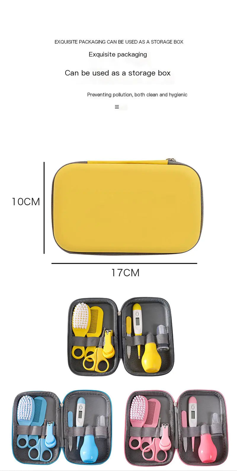 Baby Nail Clipper and Care Set with Thermometer