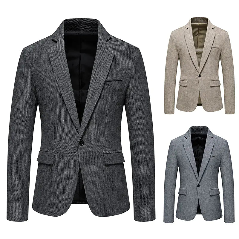 Thickened Casual Suit for Business and Office Wear