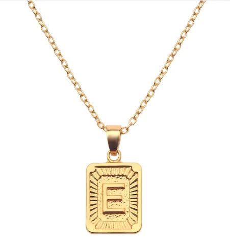 Letter Love Pendant Necklace