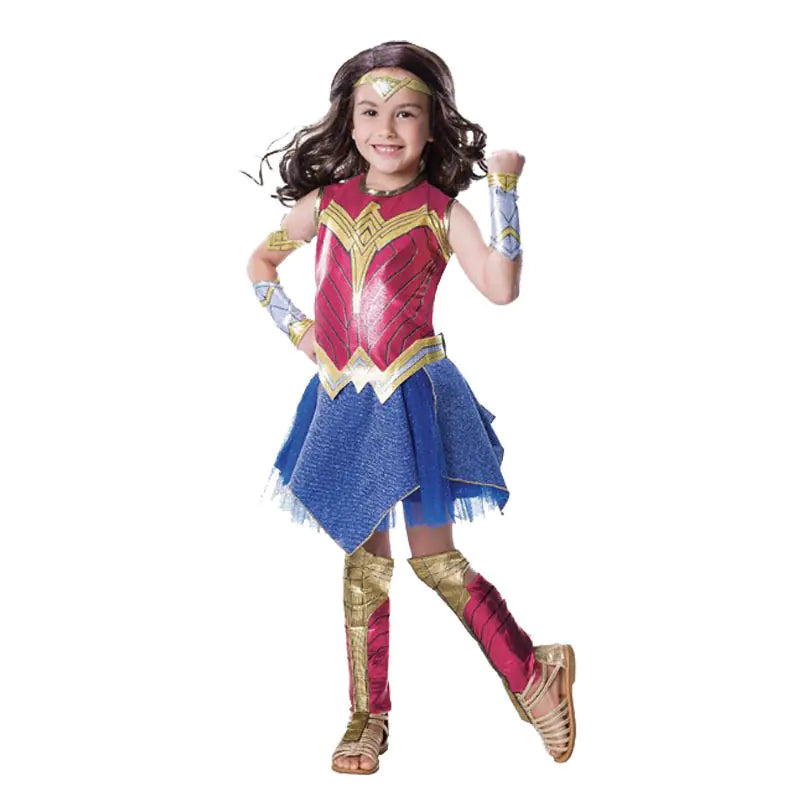 Wonder Woman Kids Cosplay Costume Outfit