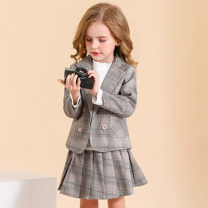 Girls' Suit Set - Children's Formal Wear Outfit
