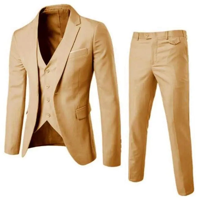 Casual Suit for Business and Wedding Attire