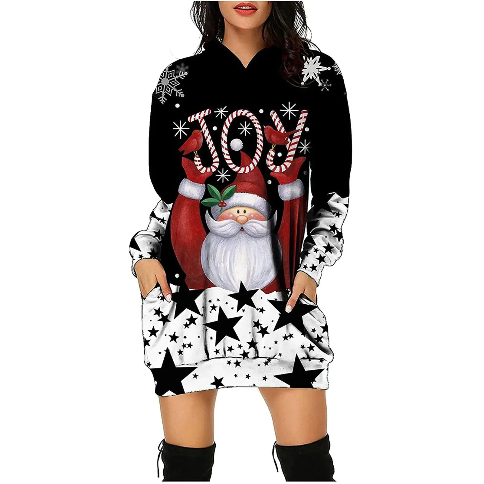 Women's Long Sleeve Sweater Dress