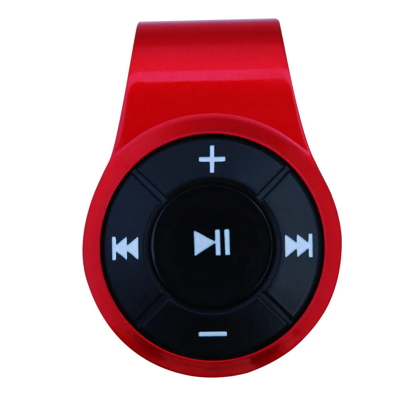 Bluetooth Receiver Bluebyte Clip Bluetooth 5.0 Audio Receiver for Headphones with MIC for Hands-Free Calling and MusicBluetooth Wireless Audio Adapter for Music Streaming Sound System.(Red)