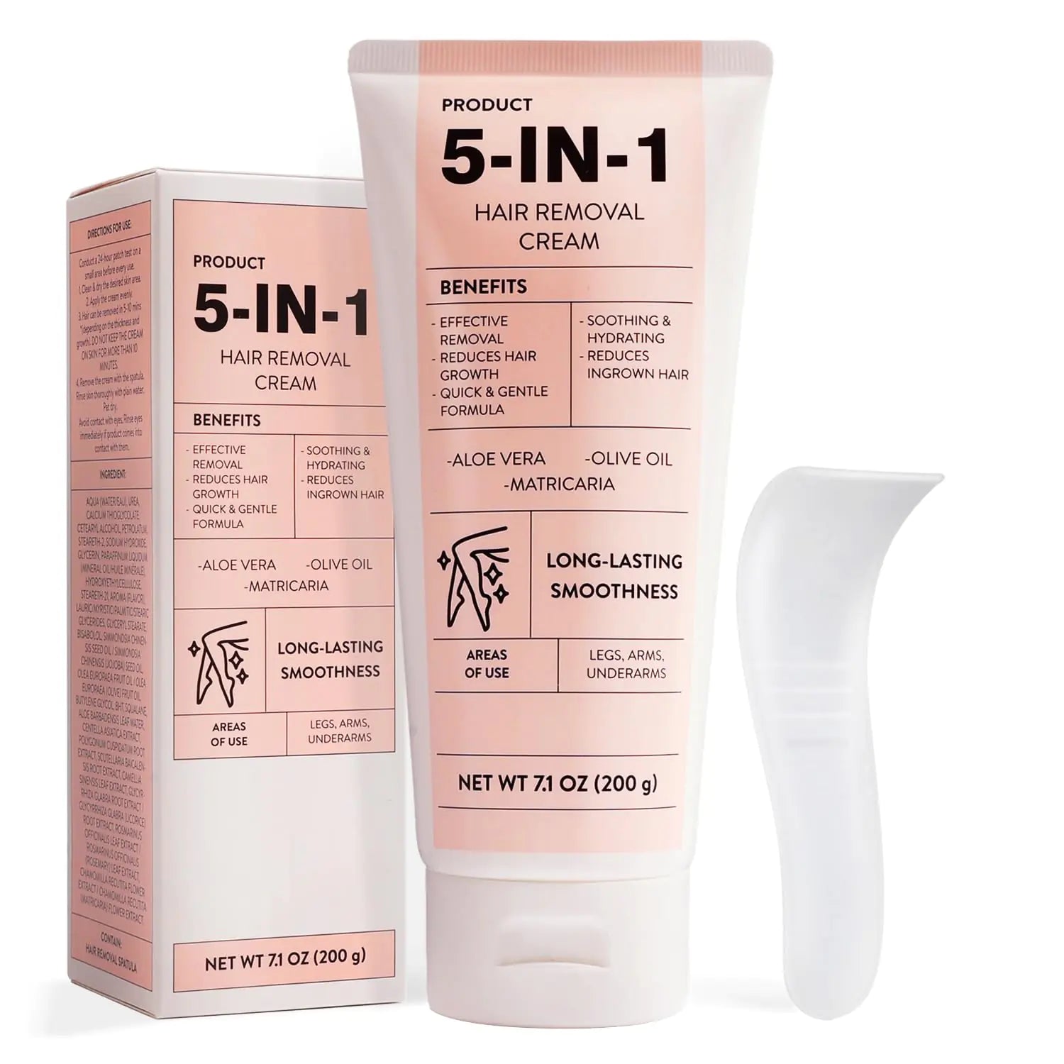 Hair Removal Cream Muse Lagoon Depilatory Cream 7.1OZ Use Half Year Round Hair Removal Cream for Women with Aloe Vera Olive Oil Body Hair Remover Cream for Private Areas Bikini Legs Underarms