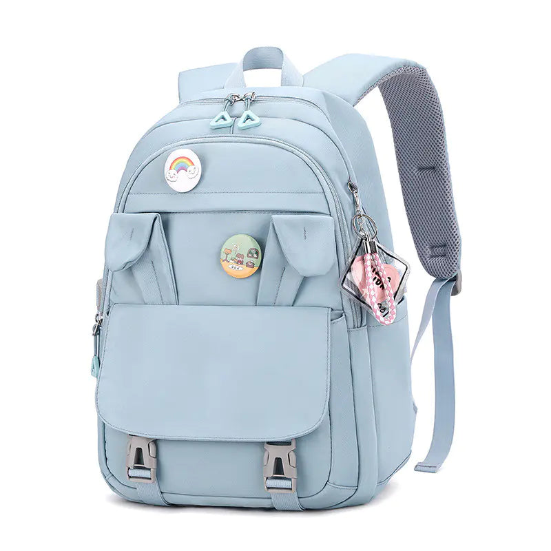 Large Capacity Rabbit Ears Backpack for Students