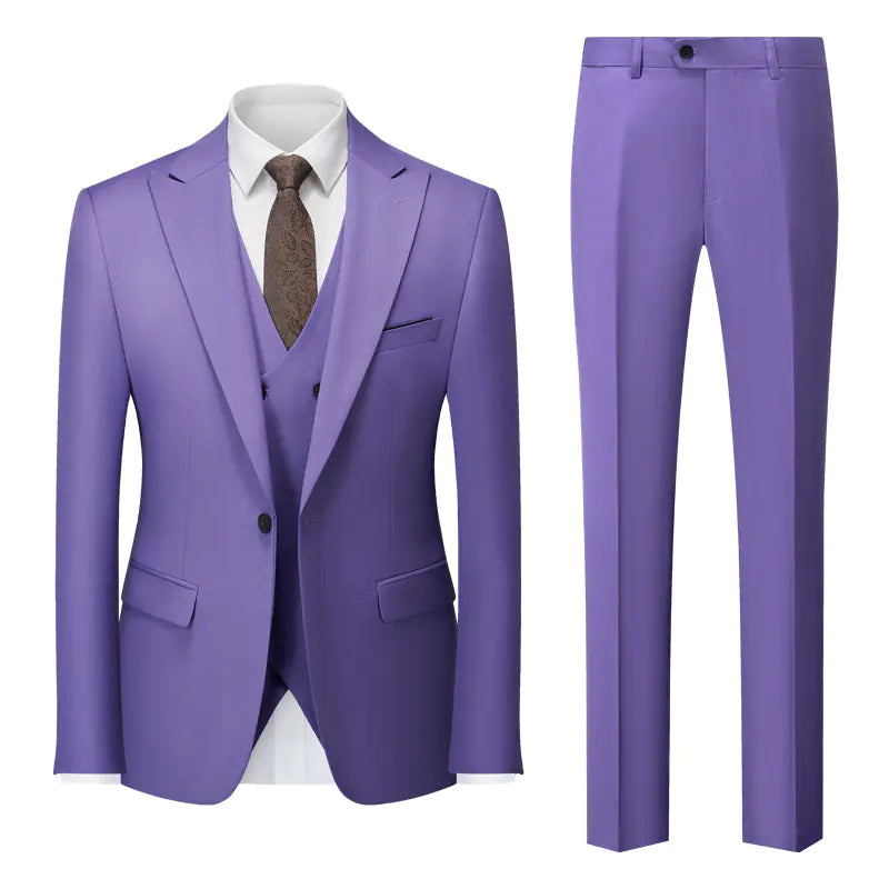 Men's Business Casual Suit Set for Weddings and Events