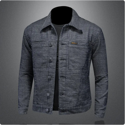 Men's Casual Denim Motorcycle Jacket