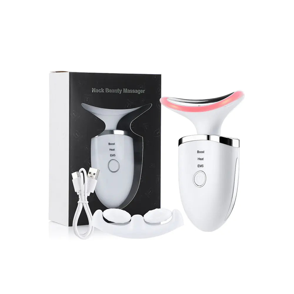 New EMS Microcurrent Neck Massager for Wrinkle Care
