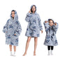 Plush Oversized Velveteen Blanket Hoodie