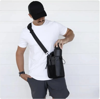 Magnetic Suction Fitness Water Bottle Bag