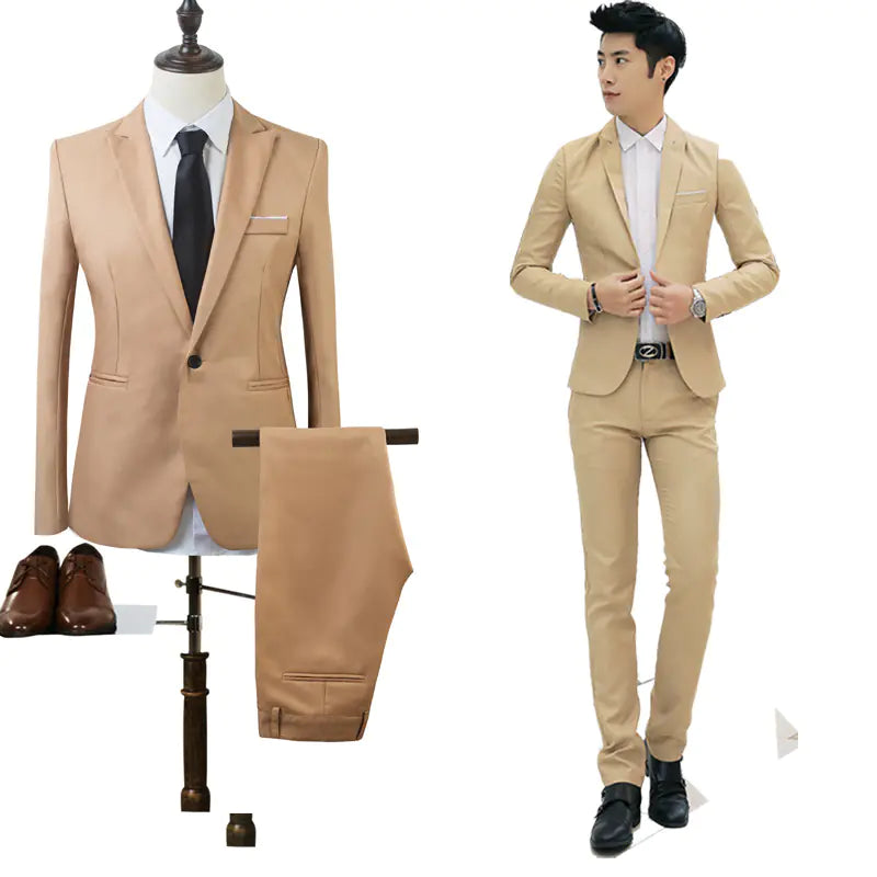 Business Suit Set for Weddings and Formal Events