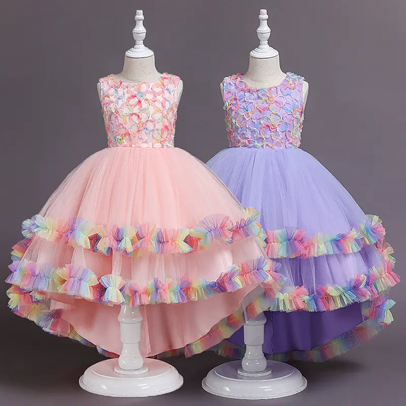 Children's Puffy Princess Dress for Weddings