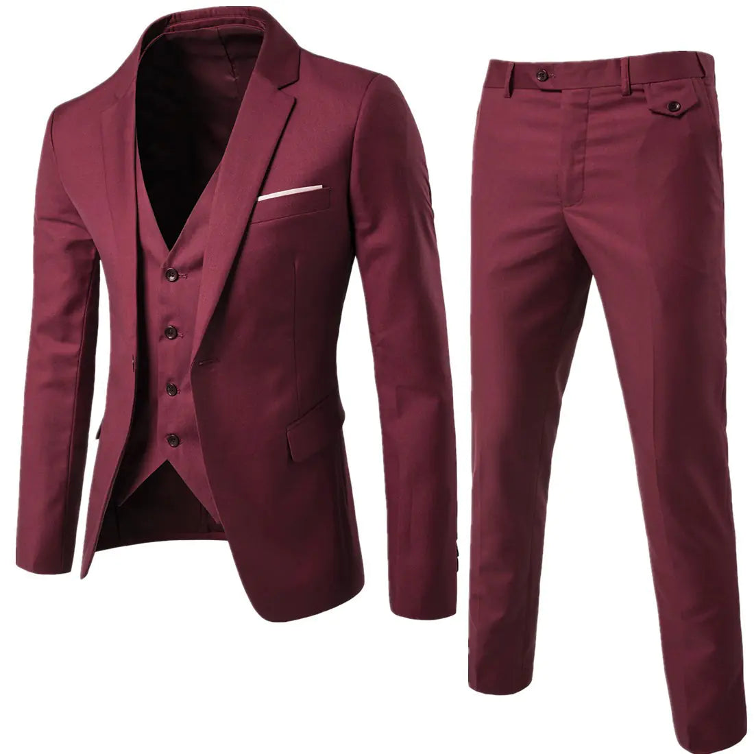 Casual Suit for Business and Wedding Attire