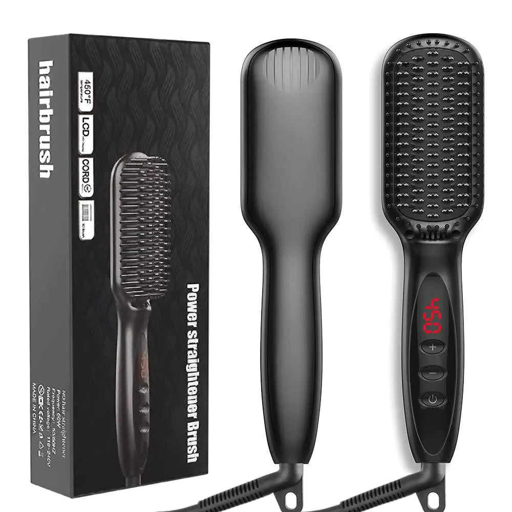New Amazon Hot Air Brush for Men's Hair & Beard Care