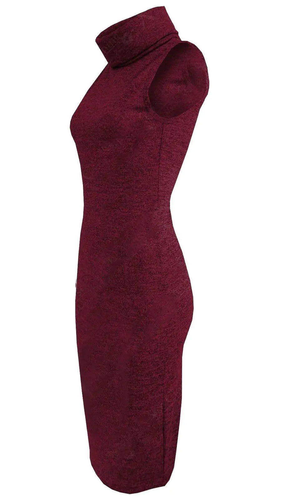 Sleeveless Knit Bodycon Pencil Dress