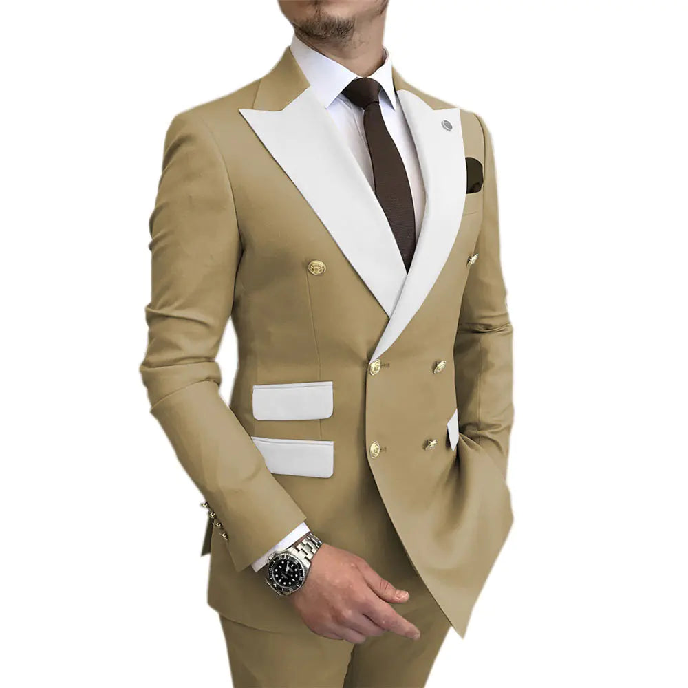 2023 Men's Suit Set for Weddings and Business Events