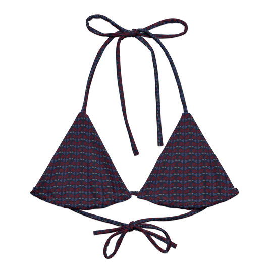 Eco-Friendly Print Padded Bikini Top
