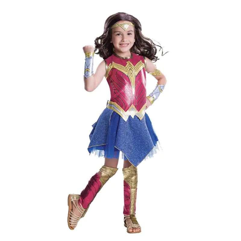 Wonder Woman Kids Cosplay Costume Outfit
