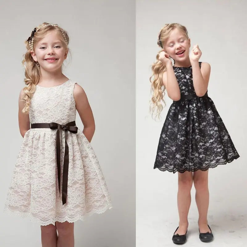 Princess Lace Dress - Korean Kids' Fashion for Girls