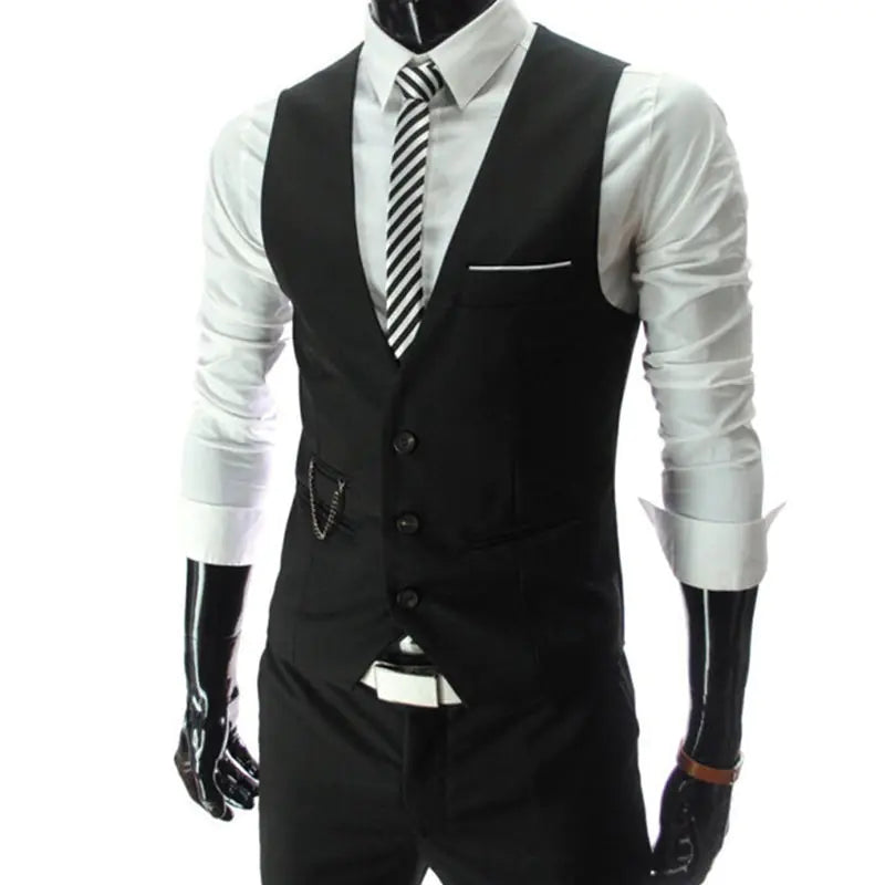 Men's Suit Vest - Formal Waistcoat for Men