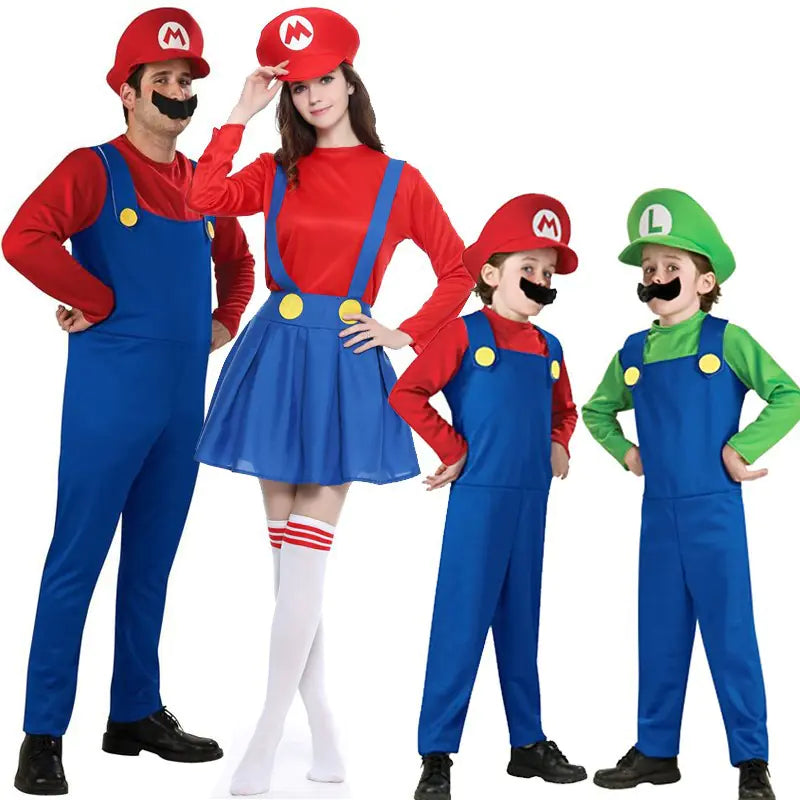 Mario Costume Dress for Kids - Cosplay and Halloween