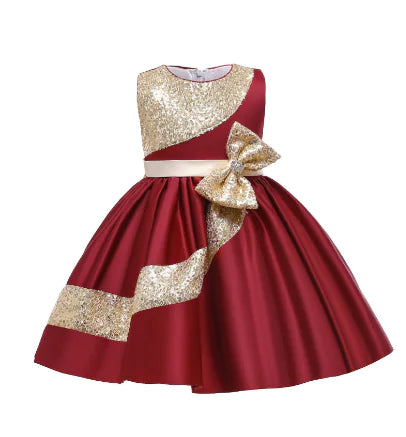 Girls Piano Performance Dress - Flower Girl Dress